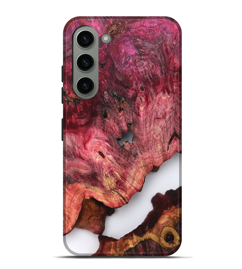 Galaxy S23 Plus Wood Live Edge Phone Case - Jalen (Clear, 819249)