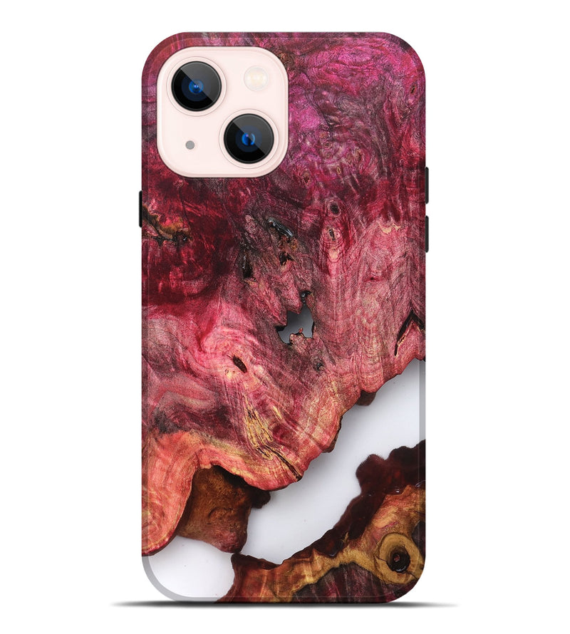 iPhone 14 Plus Wood Live Edge Phone Case - Jalen (Clear, 819249)