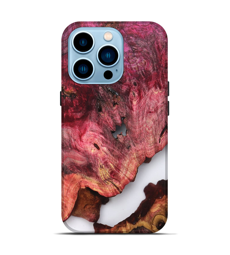 iPhone 14 Pro Wood Live Edge Phone Case - Jalen (Clear, 819249)
