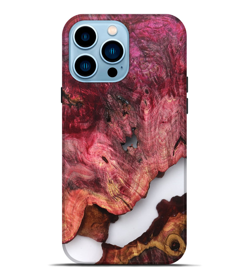 iPhone 14 Pro Max Wood Live Edge Phone Case - Jalen (Clear, 819249)