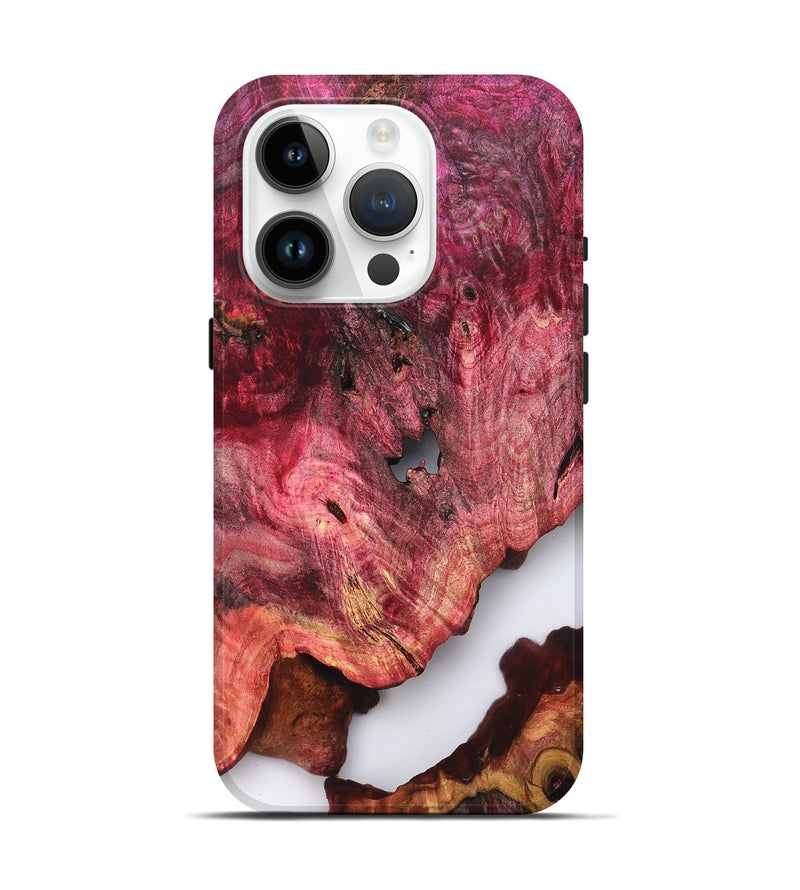 iPhone 15 Pro Wood Live Edge Phone Case - Jalen (Clear, 819249)