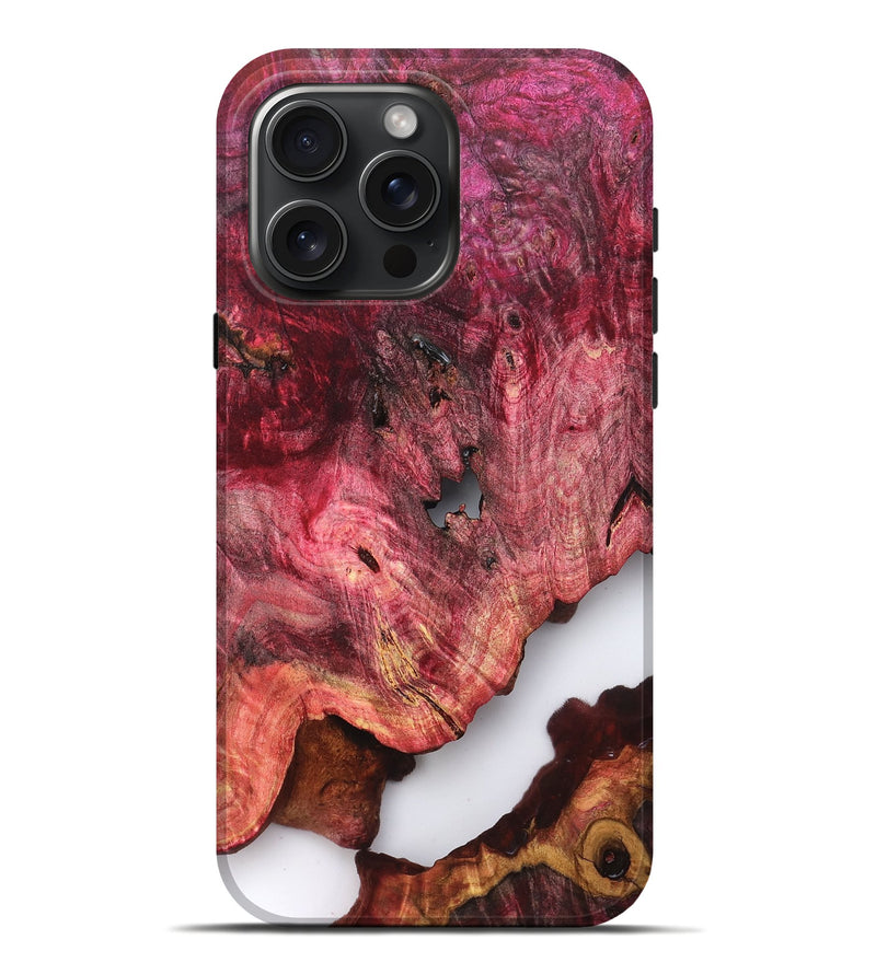 iPhone 16 Pro Max Wood Live Edge Phone Case - Jalen (Clear, 819249)