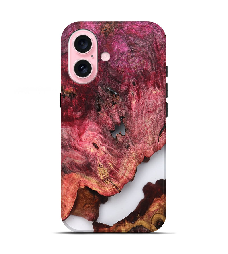 iPhone 17 Wood Live Edge Phone Case - Jalen (Clear, 819249)