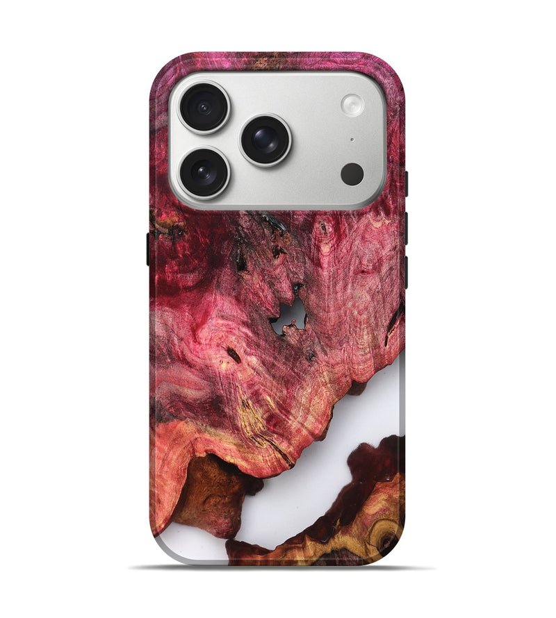 iPhone 17 Pro Wood Live Edge Phone Case - Jalen (Clear, 819249)