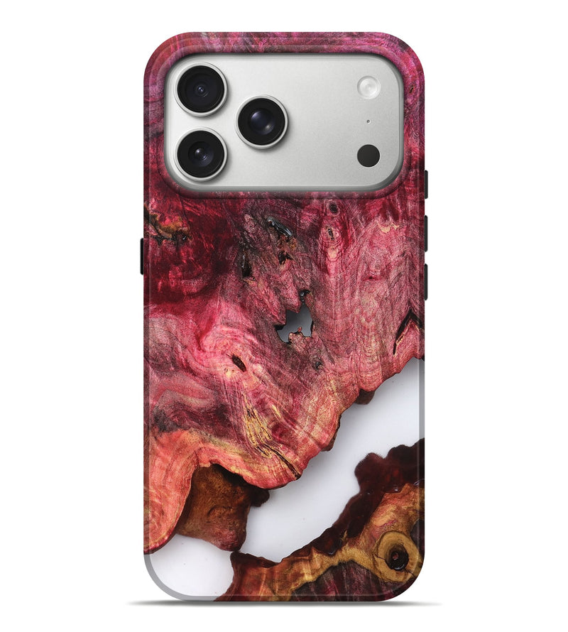 iPhone 17 Pro Max Wood Live Edge Phone Case - Jalen (Clear, 819249)