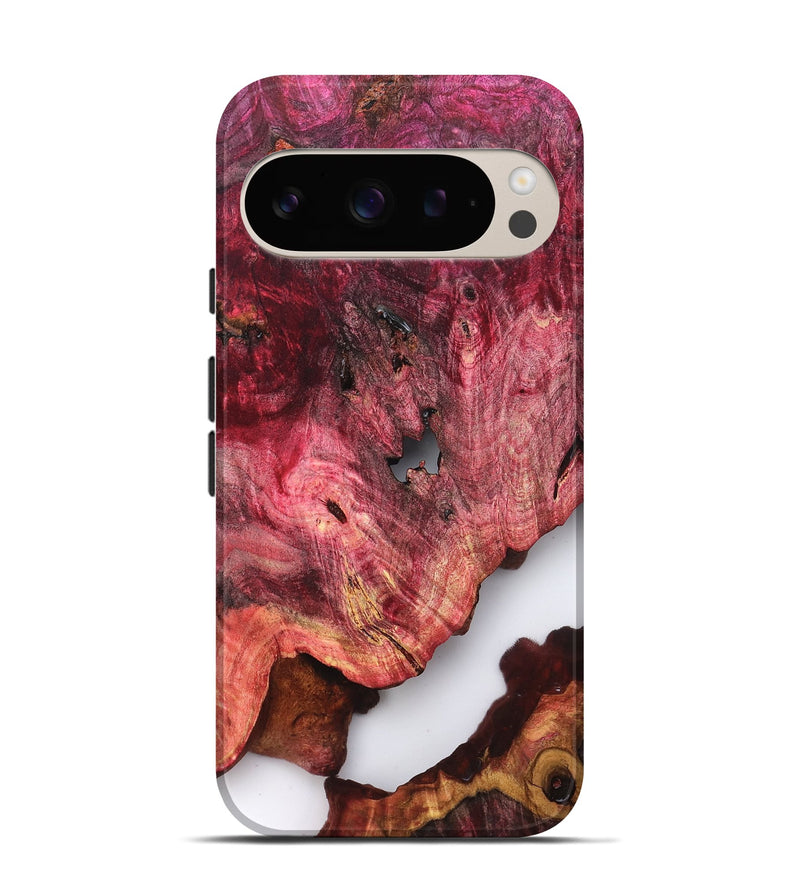 Pixel 9 Wood Live Edge Phone Case - Jalen (Clear, 819249)