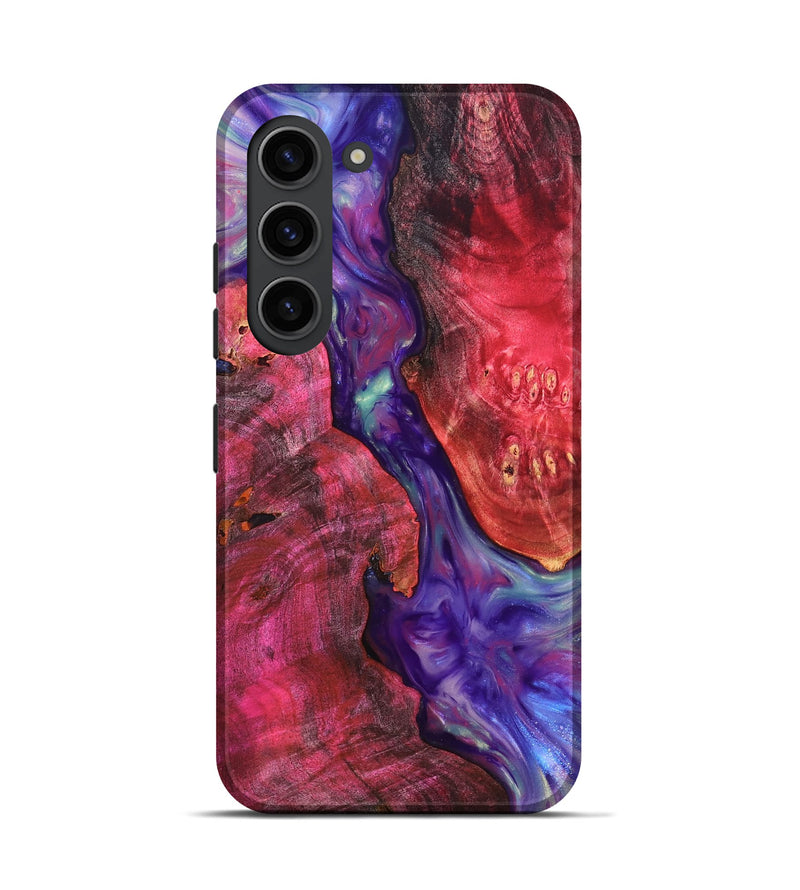 Galaxy S23 Wood Live Edge Phone Case - Velva (Purple, 819250)