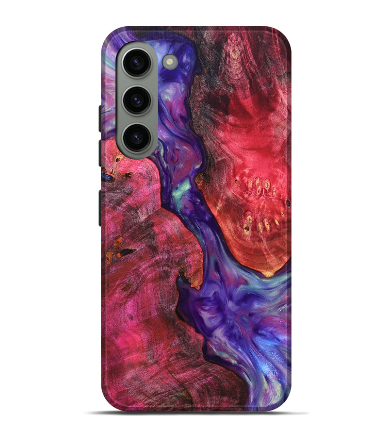 Galaxy S23 Plus Wood Live Edge Phone Case - Velva (Purple, 819250)