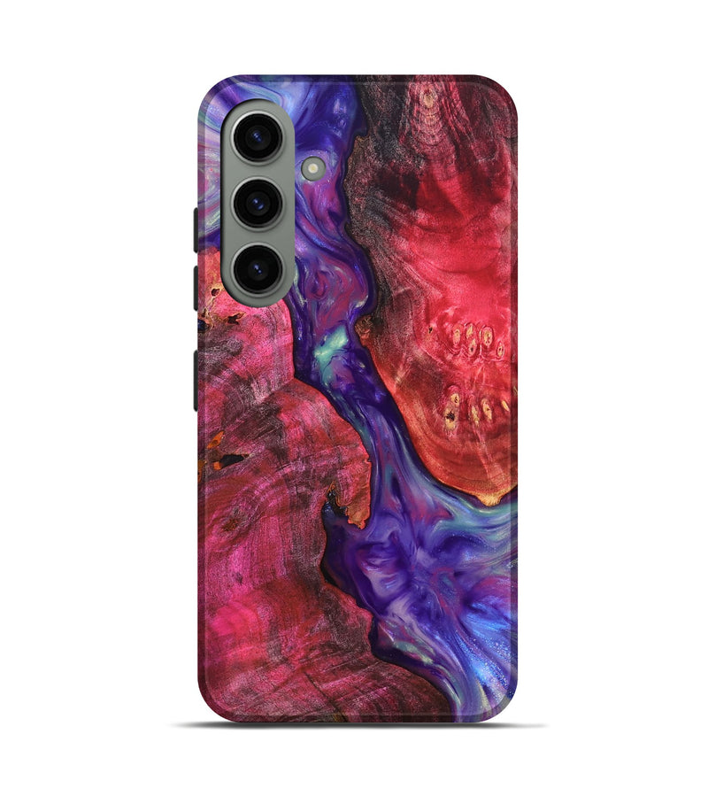 Galaxy S24 Wood Live Edge Phone Case - Velva (Purple, 819250)