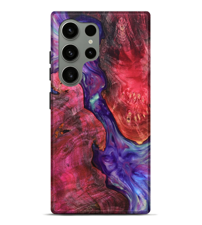 Galaxy S24 Ultra Wood Live Edge Phone Case - Velva (Purple, 819250)