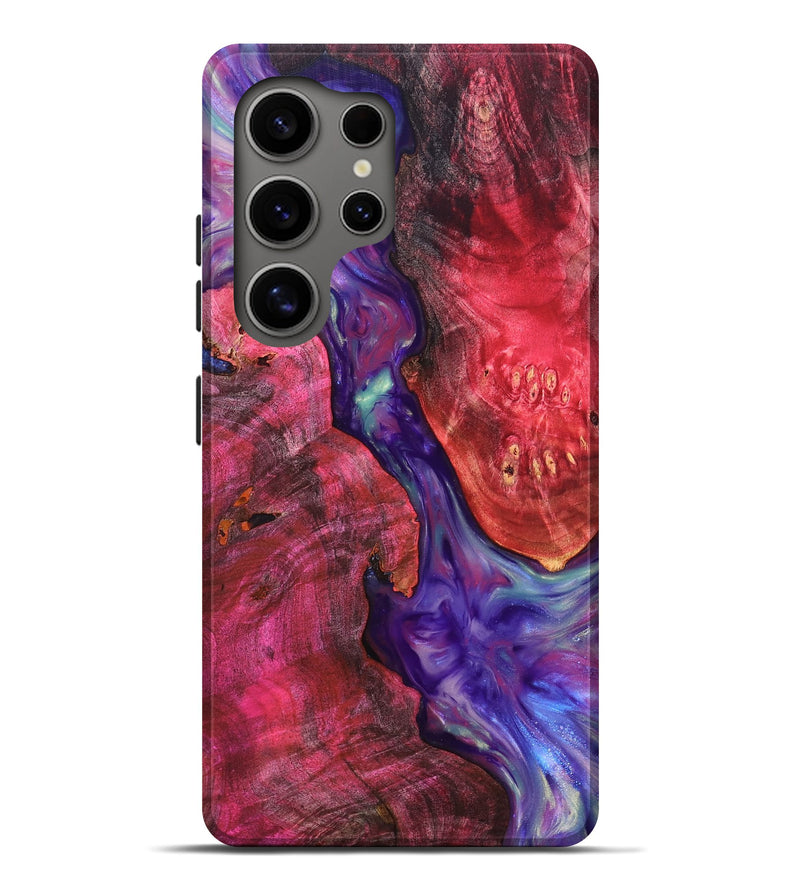 Galaxy S25 Ultra Wood Live Edge Phone Case - Velva (Purple, 819250)