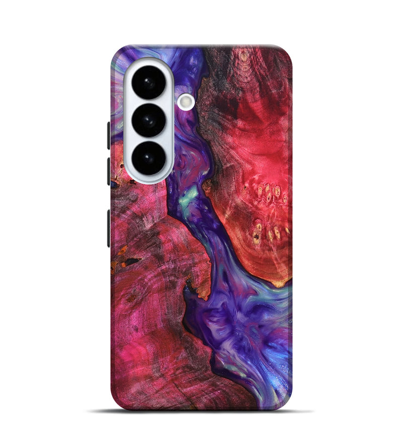 Galaxy S26 Wood Live Edge Phone Case - Velva (Purple, 819250)