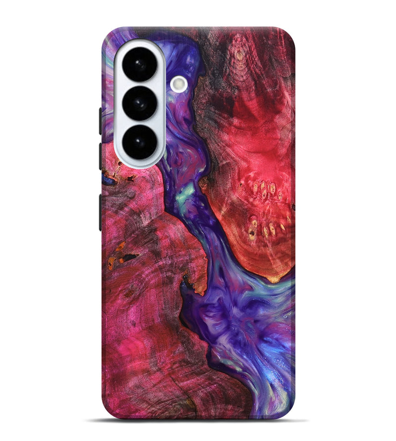 Galaxy S26 Plus Wood Live Edge Phone Case - Velva (Purple, 819250)