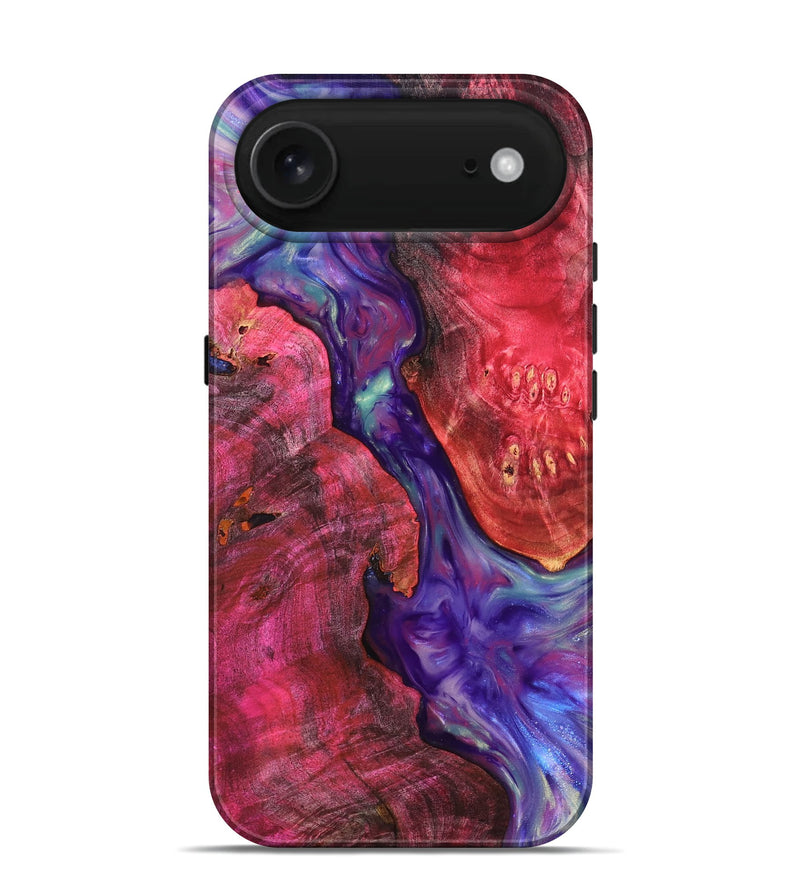 iPhone 17 Air Wood Live Edge Phone Case - Velva (Purple, 819250)