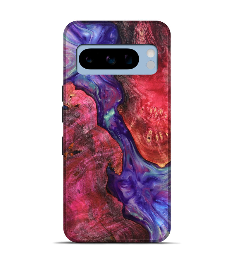 Pixel 8 Pro Wood Live Edge Phone Case - Velva (Purple, 819250)