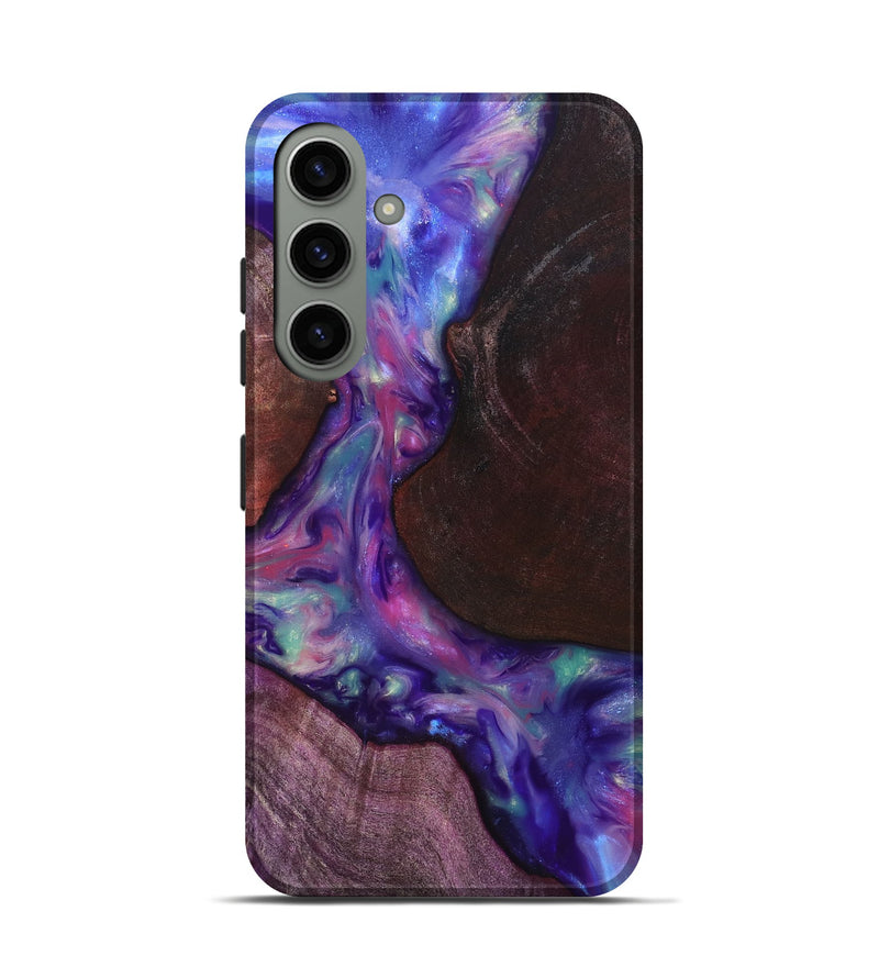 Galaxy S24 Wood Live Edge Phone Case - Candy (Purple, 819251)