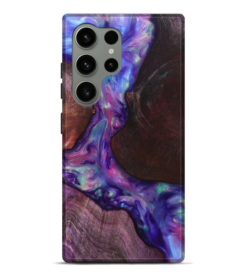 Galaxy S24 Ultra Wood Live Edge Phone Case - Candy (Purple, 819251)