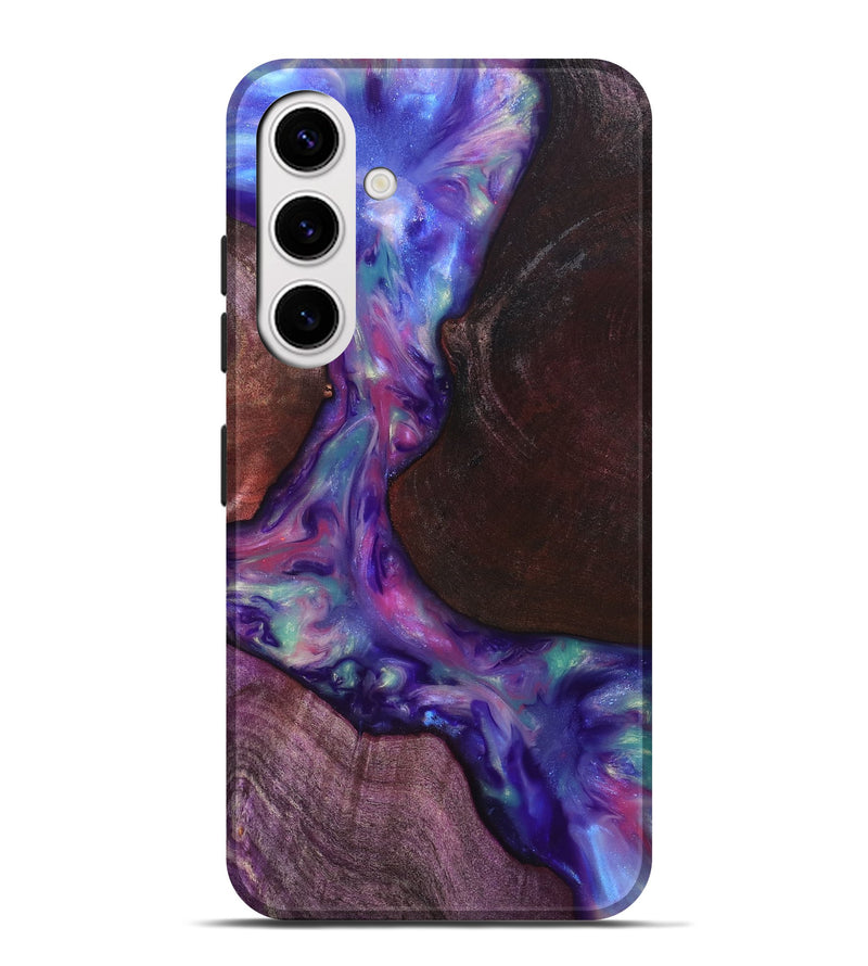 Galaxy S25 Plus Wood Live Edge Phone Case - Candy (Purple, 819251)