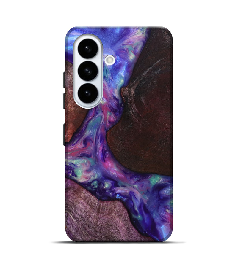 Galaxy S26 Wood Live Edge Phone Case - Candy (Purple, 819251)