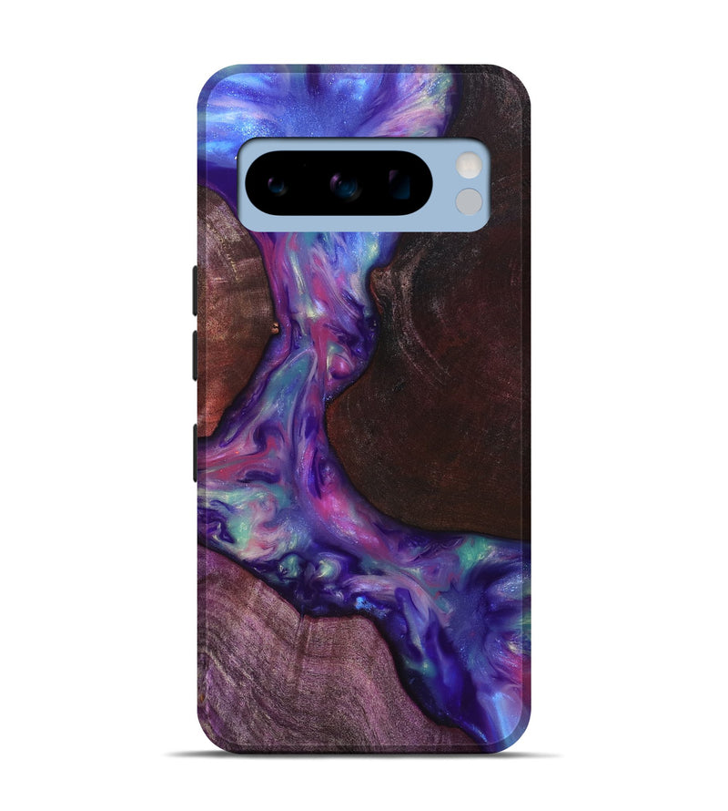 Pixel 8 Pro Wood Live Edge Phone Case - Candy (Purple, 819251)