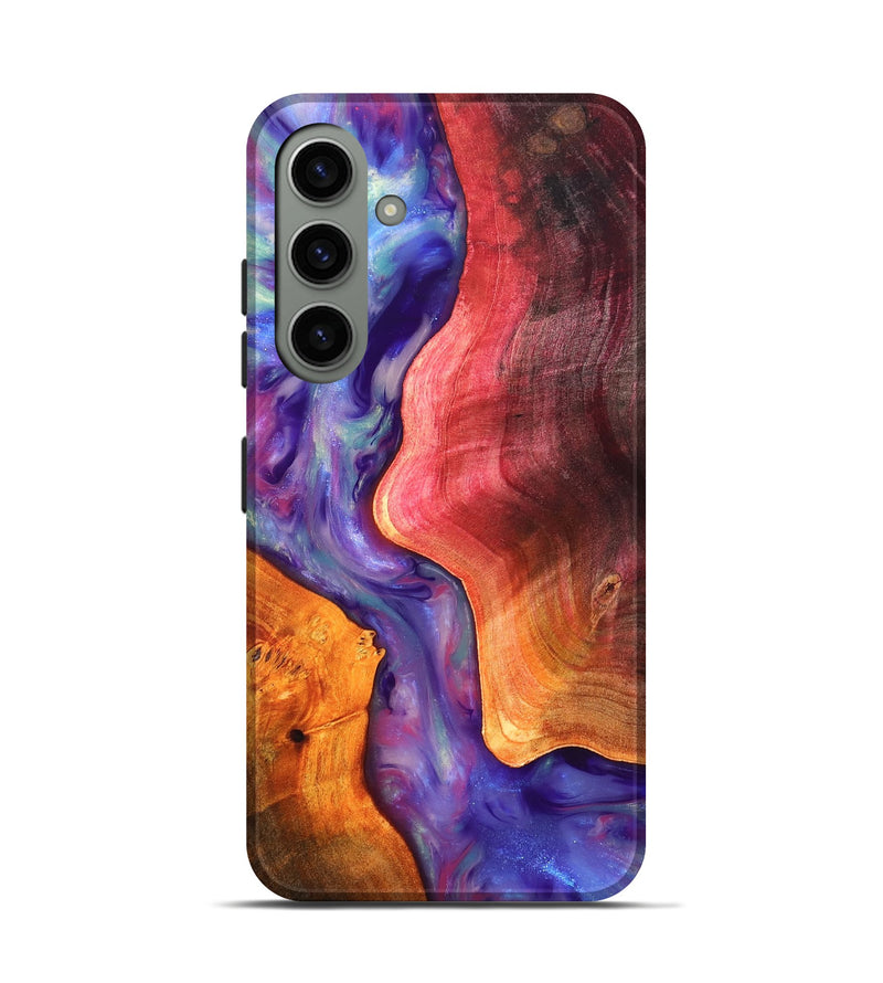 Galaxy S24 Wood Live Edge Phone Case - Latoya (Fire & Ice, 819252)