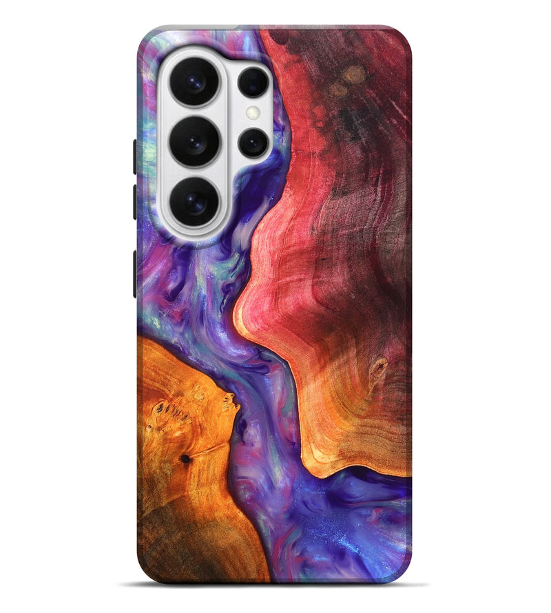Galaxy S26 Ultra Wood Live Edge Phone Case - Latoya (Fire & Ice, 819252)