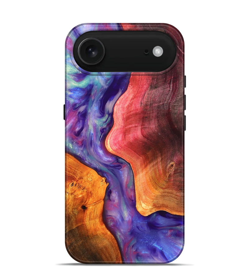 iPhone 17 Air Wood Live Edge Phone Case - Latoya (Fire & Ice, 819252)