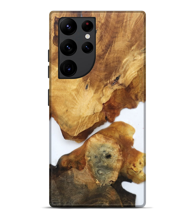 Galaxy S22 Ultra Wood Live Edge Phone Case - Yasmine (Clear, 819253)