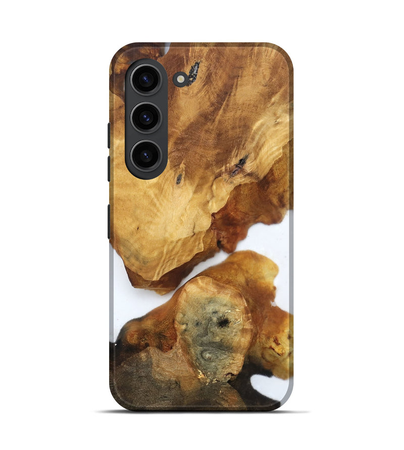 Galaxy S23 Wood Live Edge Phone Case - Yasmine (Clear, 819253)