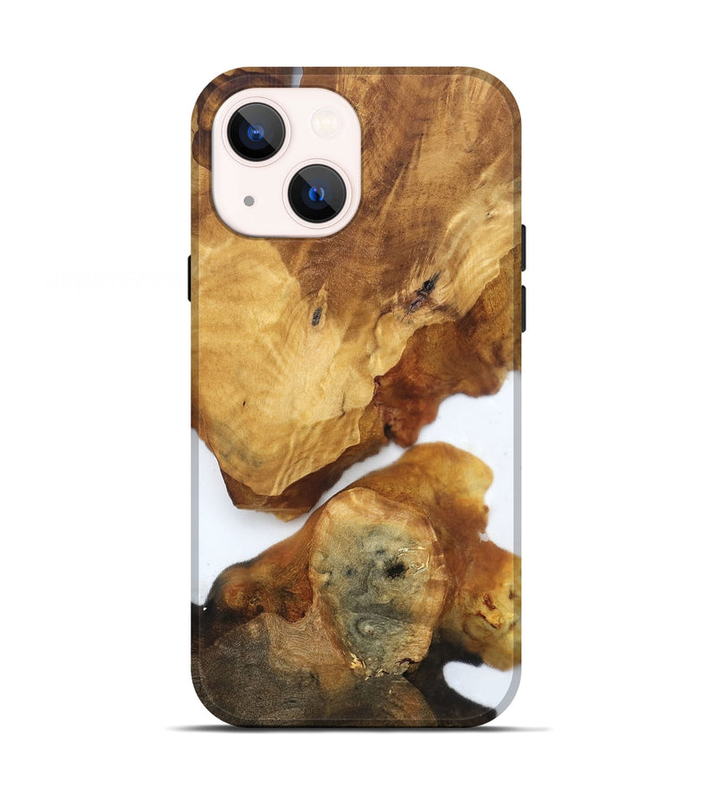 iPhone 13 Wood Live Edge Phone Case - Yasmine (Clear, 819253)