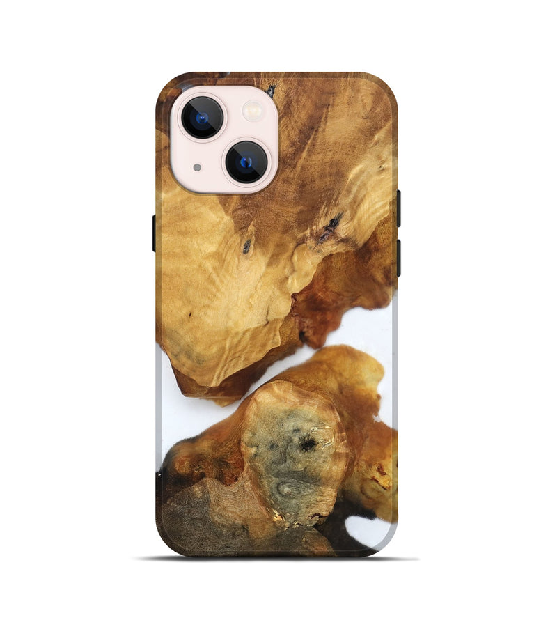 iPhone 13 mini Wood Live Edge Phone Case - Yasmine (Clear, 819253)