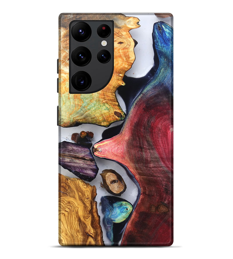 Galaxy S22 Ultra Wood Live Edge Phone Case - Earline (Clear, 819254)