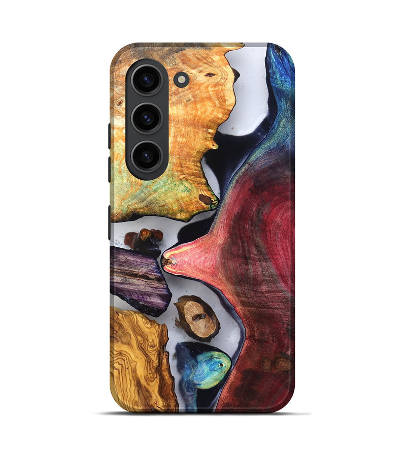 Galaxy S23 Wood Live Edge Phone Case - Earline (Clear, 819254)
