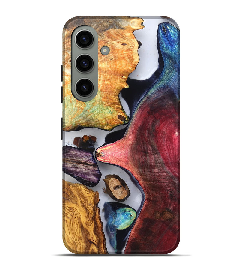 Galaxy S24 Plus Wood Live Edge Phone Case - Earline (Clear, 819254)