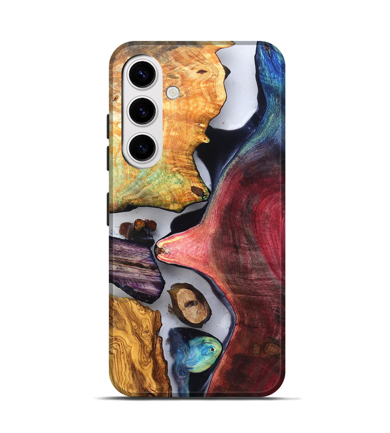 Galaxy S25 Wood Live Edge Phone Case - Earline (Clear, 819254)