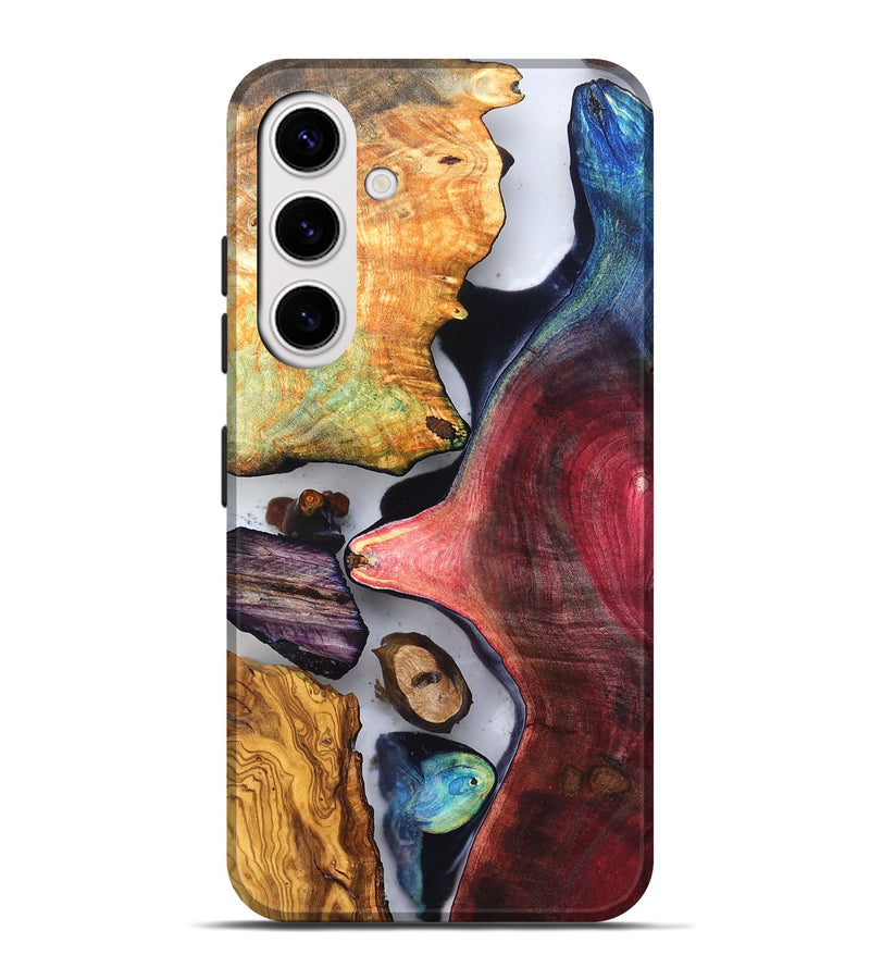 Galaxy S25 Plus Wood Live Edge Phone Case - Earline (Clear, 819254)