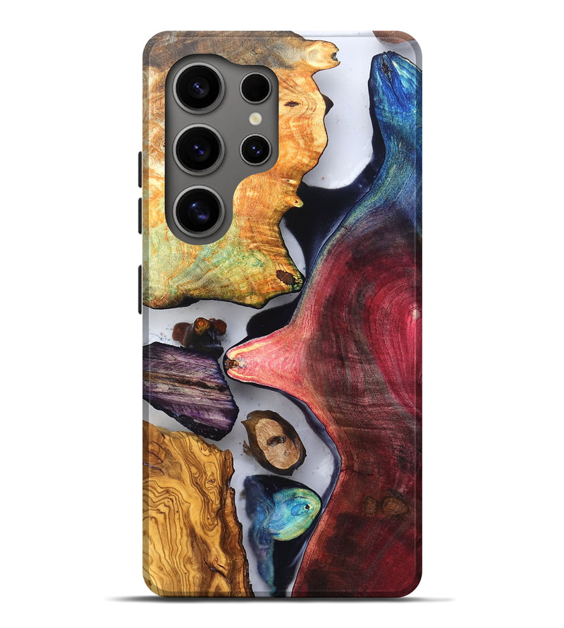 Galaxy S25 Ultra Wood Live Edge Phone Case - Earline (Clear, 819254)