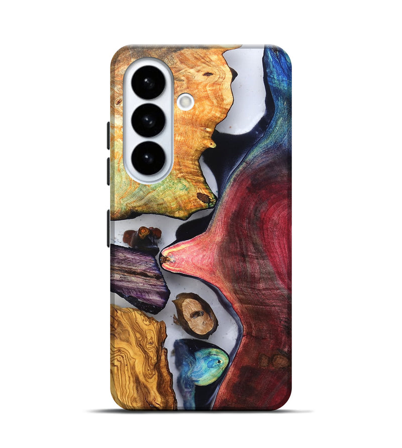 Galaxy S26 Wood Live Edge Phone Case - Earline (Clear, 819254)