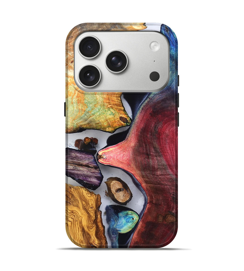 iPhone 17 Pro Wood Live Edge Phone Case - Earline (Clear, 819254)