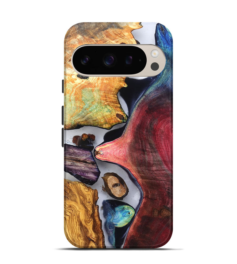 Pixel 9 Pro Wood Live Edge Phone Case - Earline (Clear, 819254)