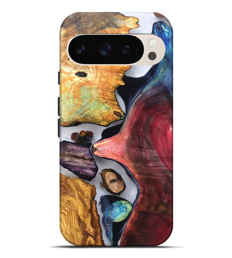 Pixel 9 Pro XL Wood Live Edge Phone Case - Earline (Clear, 819254)
