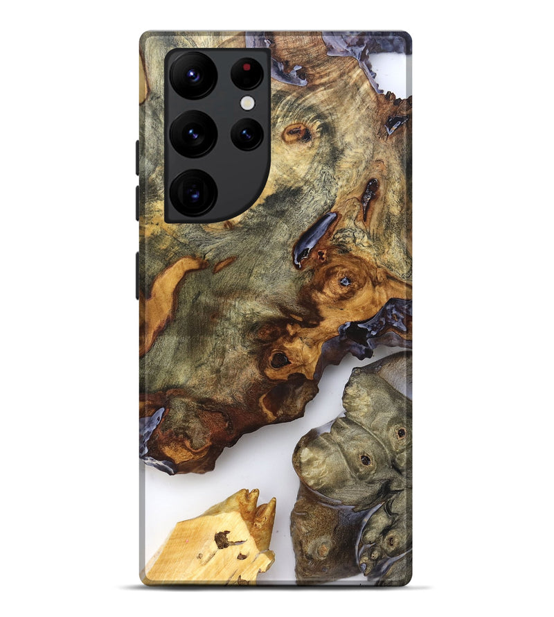 Galaxy S22 Ultra Wood Live Edge Phone Case - Jorja (Clear, 819255)
