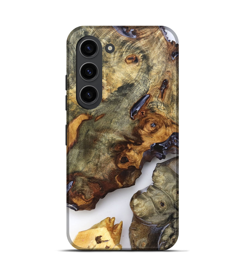 Galaxy S23 Wood Live Edge Phone Case - Jorja (Clear, 819255)