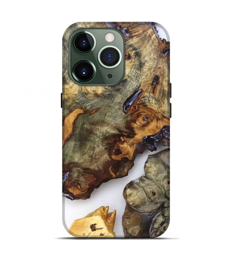 iPhone 13 Pro Wood Live Edge Phone Case - Jorja (Clear, 819255)