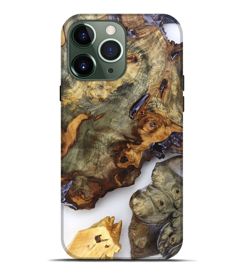 iPhone 13 Pro Max Wood Live Edge Phone Case - Jorja (Clear, 819255)