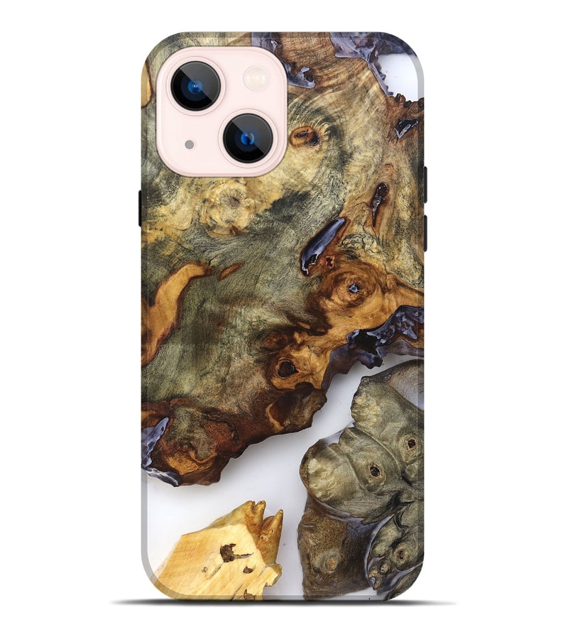 iPhone 14 Plus Wood Live Edge Phone Case - Jorja (Clear, 819255)