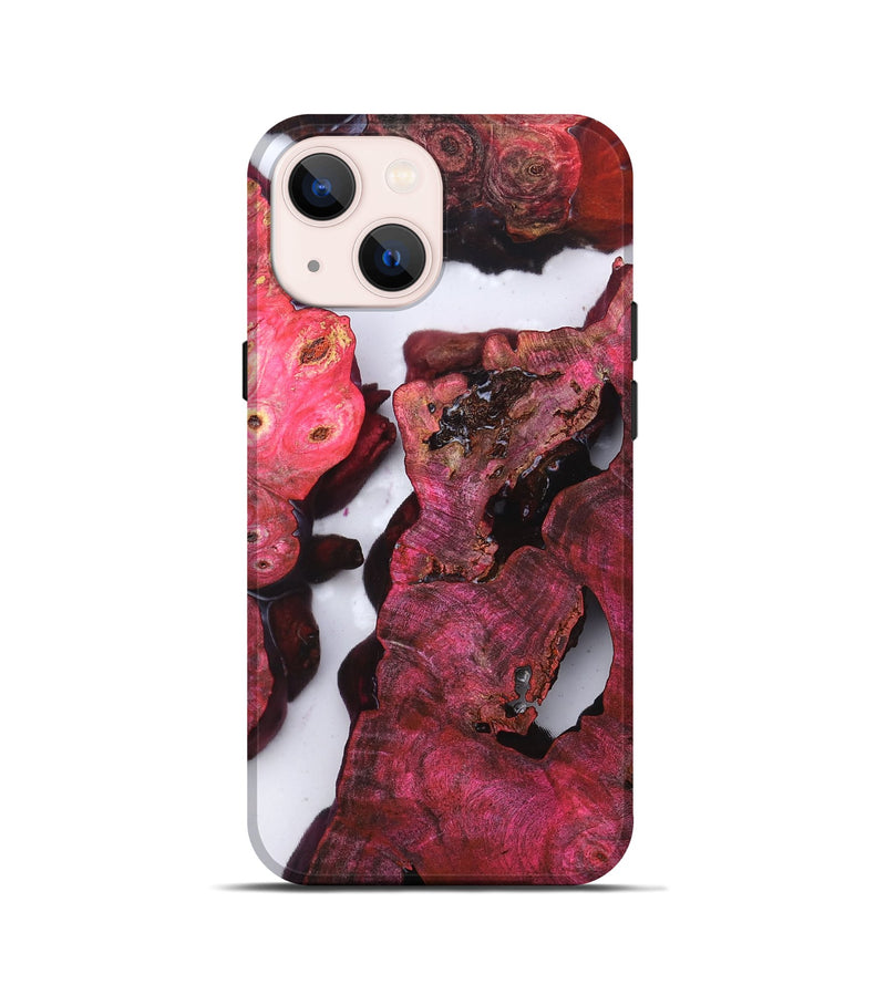 iPhone 13 mini Wood Live Edge Phone Case - Tayler (Clear, 819256)