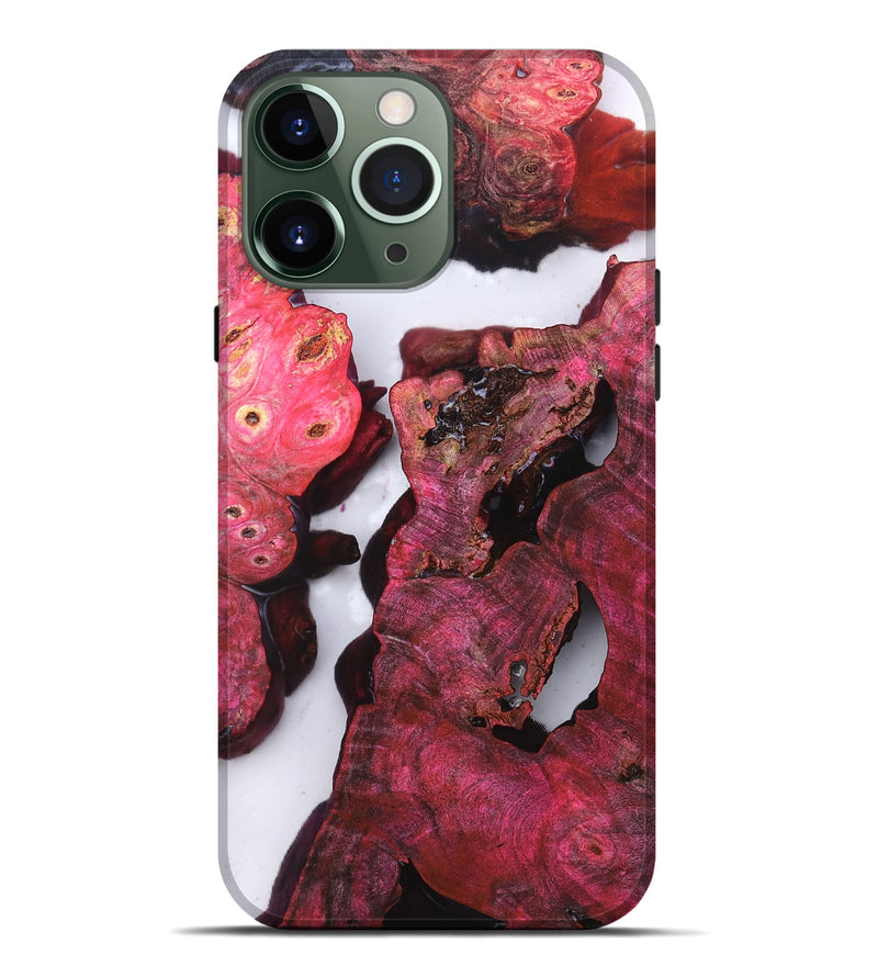 iPhone 13 Pro Max Wood Live Edge Phone Case - Tayler (Clear, 819256)