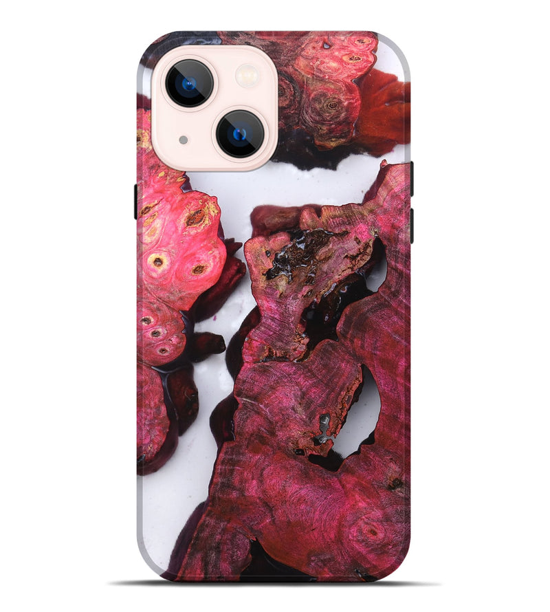 iPhone 14 Plus Wood Live Edge Phone Case - Tayler (Clear, 819256)