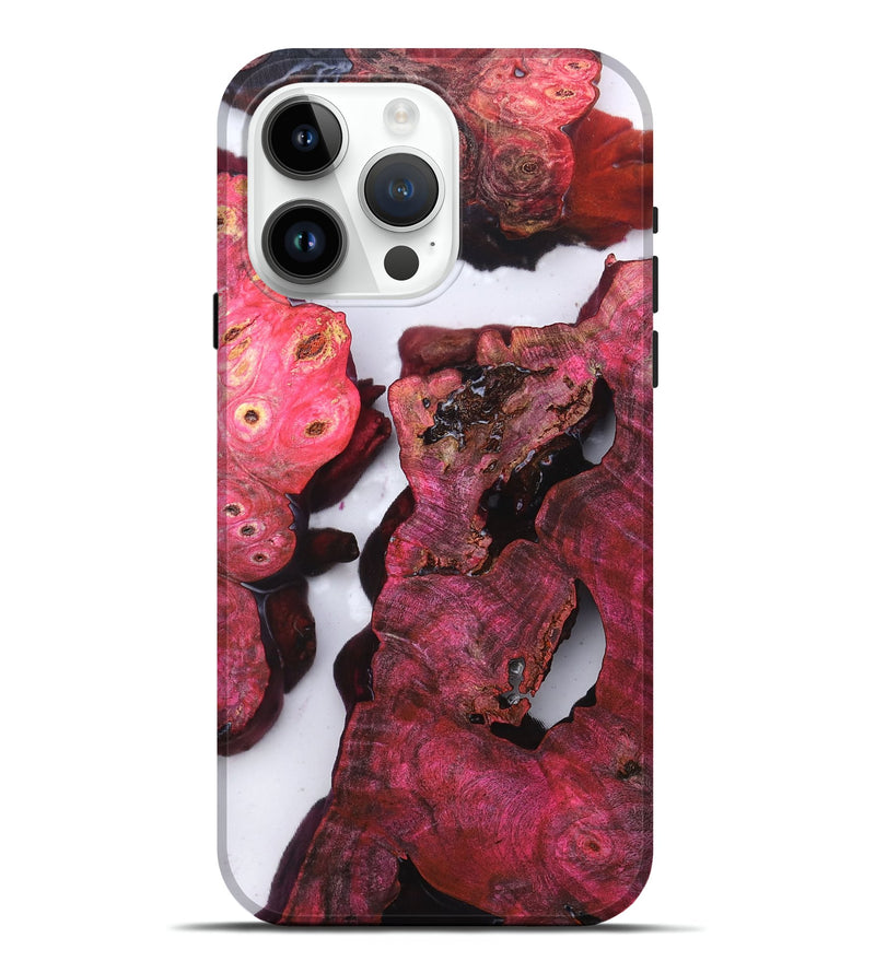 iPhone 15 Pro Max Wood Live Edge Phone Case - Tayler (Clear, 819256)